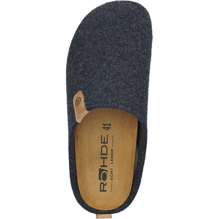 Чоловічі тапочки Rohde з змінним устілком, 47 EU, блакитні