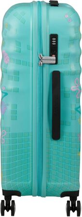 Чемодан American Tourister Wavebreaker Disney FL Spinner L, 77 см, 96 л, коліщата, матова поверхня, Disney Stitch Flower