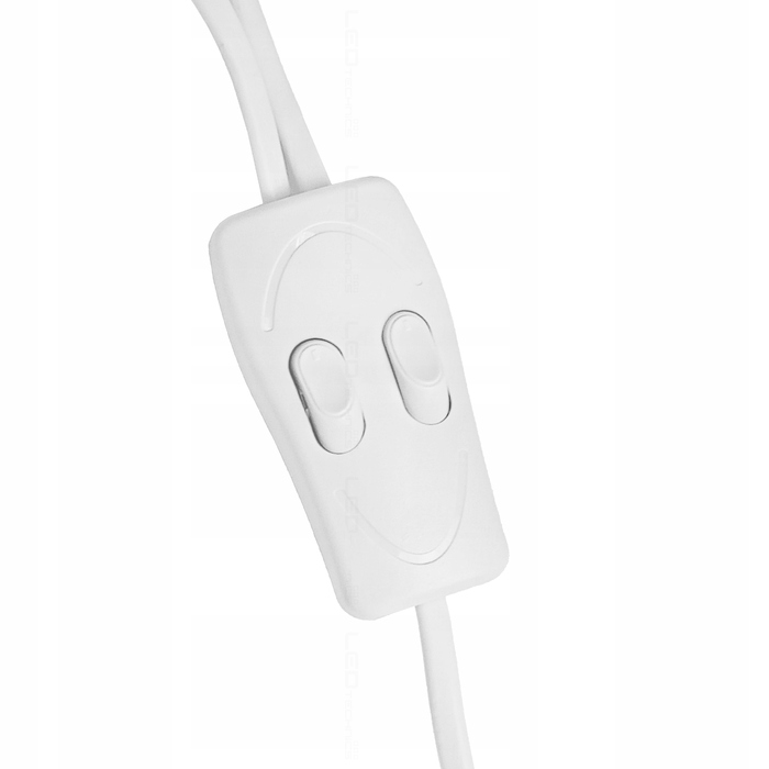 Підлогова LED-лампа Technics, регульована, 170 см, цоколь E27, 20 Вт, білий/коричневий