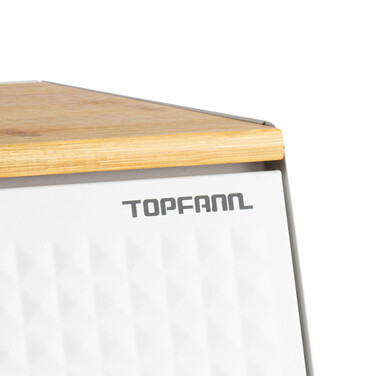 Хлібниця цільна Topfann, білий метал