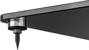 Підставка для колонок HALTERUNGSPROFI LSTSL4-B: металева, для сателітної акустики, пара (2 шт.), до 25 кг