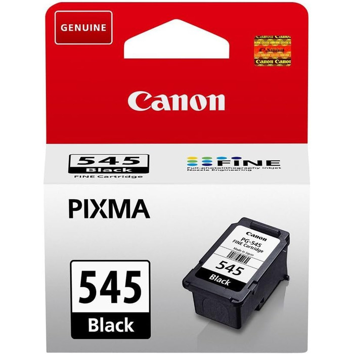 Оригінальний чорнильний картридж Canon PG-545 чорний (Standard) для принтерів Canon PIXMA, комплект 2 шт.