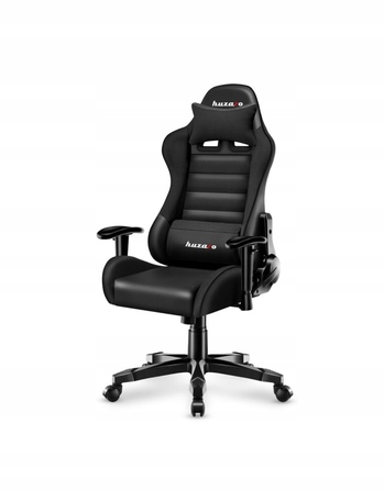 Ігрове крісло Huzaro Ranger 6.0, штучна шкіра, чорне