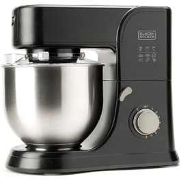 Ручний міксер Black+Decker BXMX500E, 1000W, нержавіюча сталь, сірий/чорний