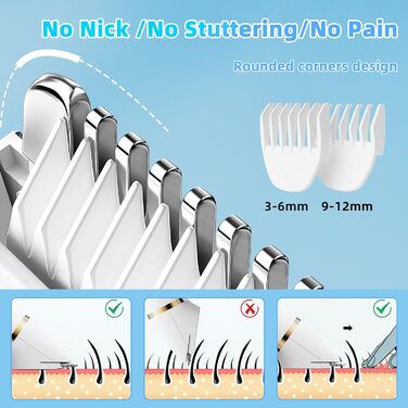 Електричний жіночий тример 5-в-1: для тіла, обличчя, інтимної зони. Вологостійкий (IPX7), USB-C зарядка