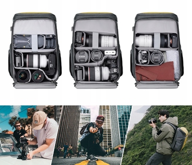 Фоторюкзак K&F Concept KF13.128V2, синій