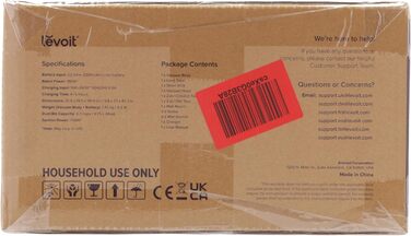 Бездротовий пилосос Levoit LVAC-200: 4-в-1, для дому та авто, фільтрація 99.9%, видалення шерсті тварин