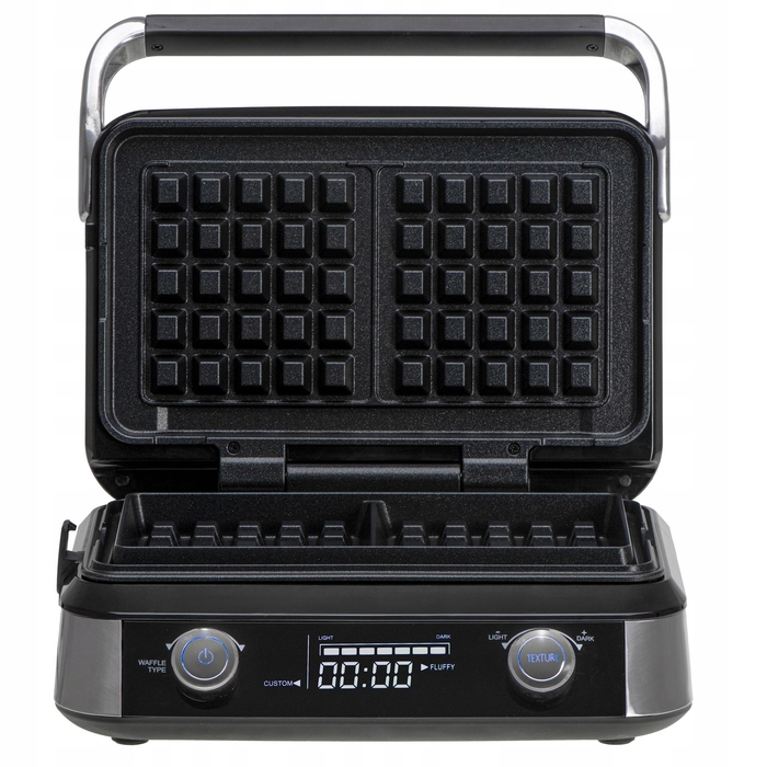 Вафельниця Adler AD 3084, 2400 Вт, LCD-дисплей, 5 програм, чорна