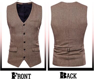 Жилет чоловічий RONGKI Showu з паєтками, слив фіт, для вечірки, весілля, елегантний костюмний жилет, стиль блейзера (L, візерунок 'єлочка/хакі3)