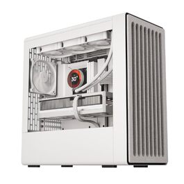 Корпус ПК HAVN Midi-Tower з 3 вентиляторами, Top Airflow, Tempered Glass (білий)