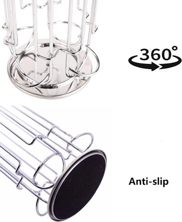 Тримач для капсул кави Exzact, сумісний з Dolce Gusto (32 капсули) - органайзер для капсул кави Dolce Gusto, диспенсер/стійка/тримач, поворотний на 360°, антиковзкий