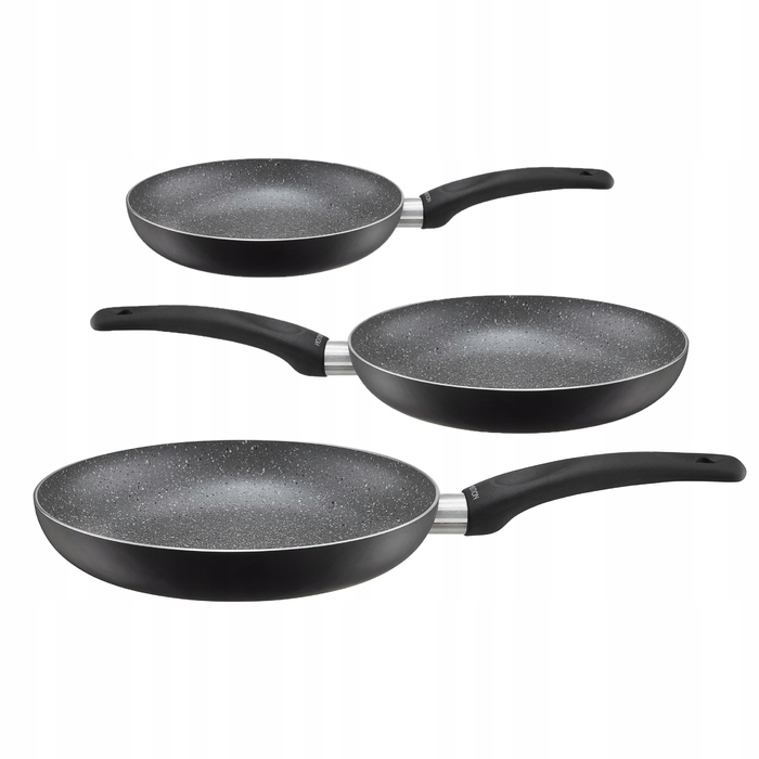 Набір антипригарних сковорідок для індукційних плит (20, 24, 28 см)