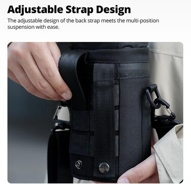 Захисний чохол для об'єктива камери AMBITFUL: водонепроникний, пилонепроникний, ударостійкий. Підходить для Sony, Nikon, Canon, Fujifilm, Tamron (до 110x225 мм)