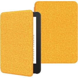 Чохол для Kindle 11 (2024/2022) MoKo, Оранжевий Denim, з авто-вимиканням, Smart Cover для Kindle 11-го покоління
