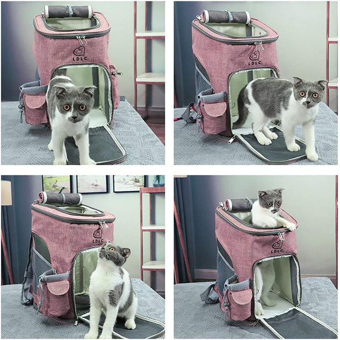 Рюкзак для тварин Outdoor: рюкзак для собак та котів (Сірий)