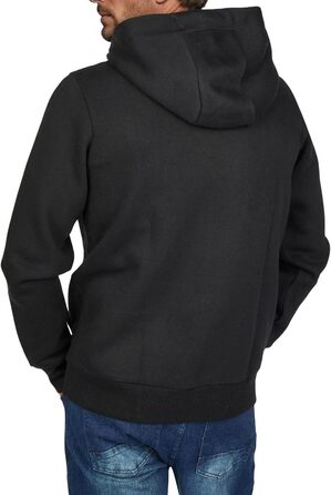 Чоловічий худі riverso Regular Fit RIVArmin з капюшоном та принтом, чорний (3XL)