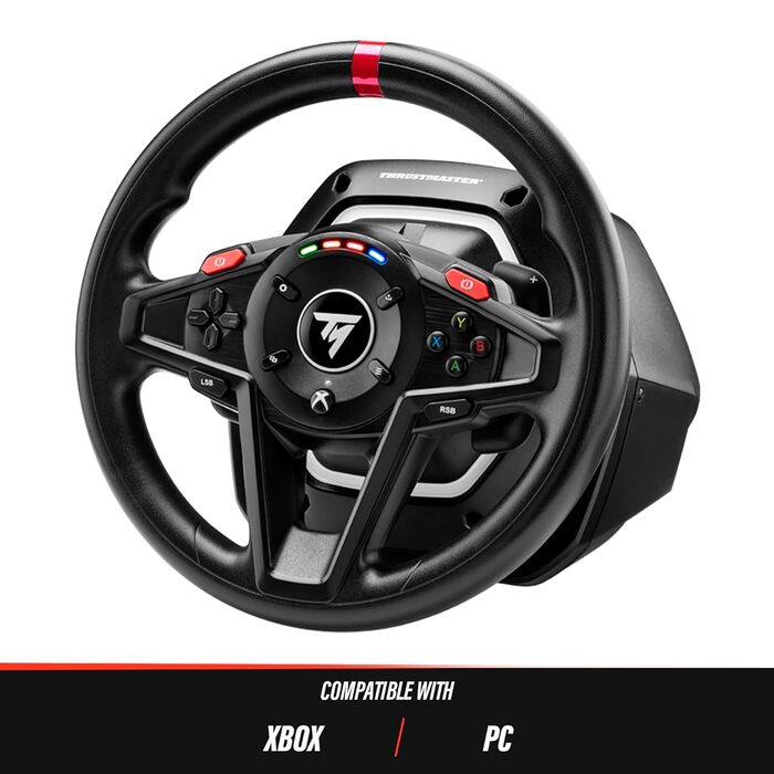 Рульове колесо Thrustmaster T128 з Force Feedback та магнітними педалями, Xbox Series X|S, Xbox One, PC