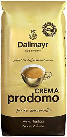 Кава в зернах Dallmayr Crema D'Oro Medium Roast, середній обсмал, 1 кг (набір 2 шт)