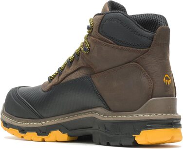 Чоловічі робочі черевики Wolverine Overpass 6' Mid Composite Toe Waterproof Dark Coffee (41 EU)