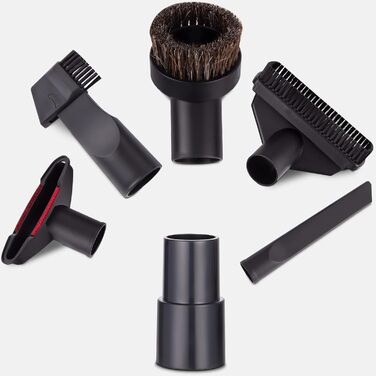 Насадки для пилососа: насадка для м'яких меблів, щітка для килимів, універсальний адаптер 32-35 мм