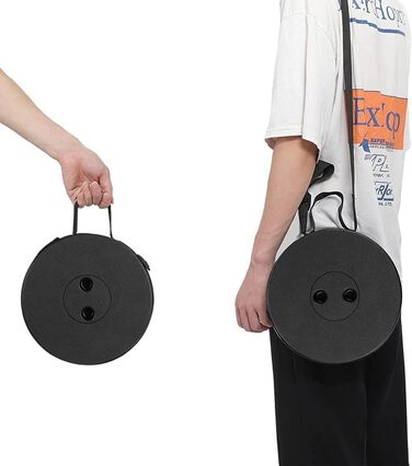 Телескопічний стілець-табурет для кемпінгу, риболовлі та дому