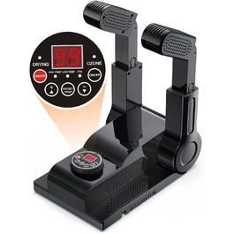 FORLIM Shoe Dryer Adjustable Temperature, with 24-Hour Delay Timer, Portable Glove Dryer and Boot Warmer, Automatic Shut-Off Timer, Foldable Design