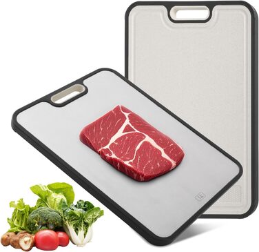 Двостороння кухонна дошка для нарізання Titan, 38.5 x 26.5 см