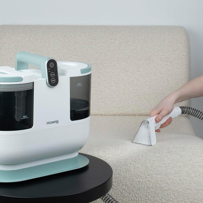 H.Koenig TWT88 - ручний очищувач текстилю, пральний пилосос, для килимів та оббивки. 1600мл резервуар для води, 1200W