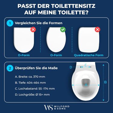 Сидіння для унітаза Wilford & Sons PREMIUM D-подібне, біле, з мікроліфтом (повільним опусканням), матеріал Duroplast, овальна форма
