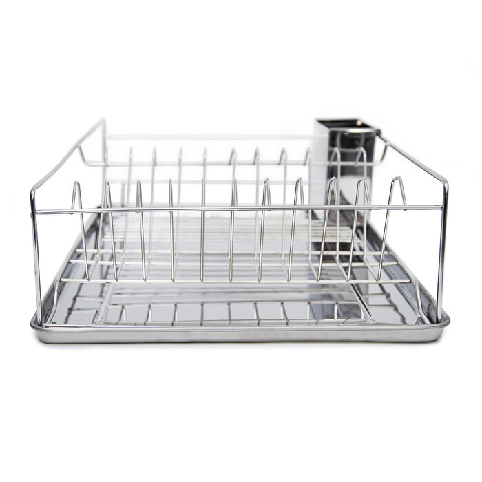 Relaxdays Dish Drainer with Cutlery Basket XL