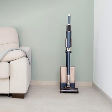 Бездротовий пилосос Cecotec Conga Rockstar 5500 Hurricane Station Flex Max: 220AW, 700W, станція самостійного очищення, 90 хв роботи, антизаплутувальна щітка, гнучкий шланг, циклонна технологія (Scoba 3000 + самоочищення)