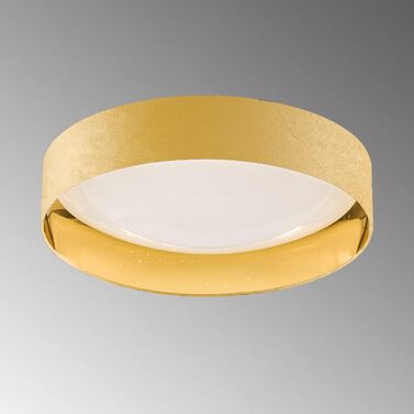 Настільна лампа Fischer & Honsel Aura, класичний дизайн, золото, синій оксамит, E14, 34см