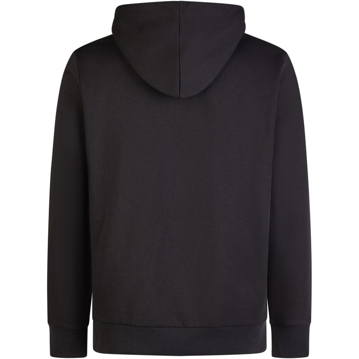 Чоловіча толстовка з капюшоном Tom Tailor Regular Fit з принтом, колір Almost Black (XXL)