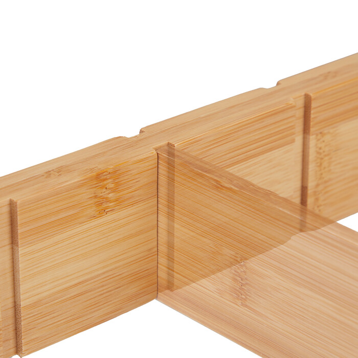 Relaxdays 13-piece Drawer Divider Set made of Bamboo