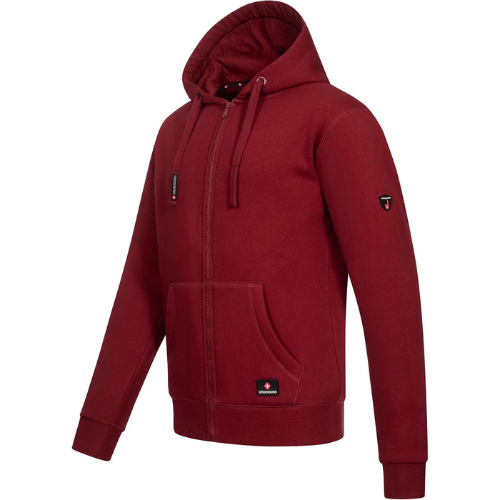 Чоловіча толстовка з капюшоном Höhenhorn Woodberg Puover, червона (4XL)