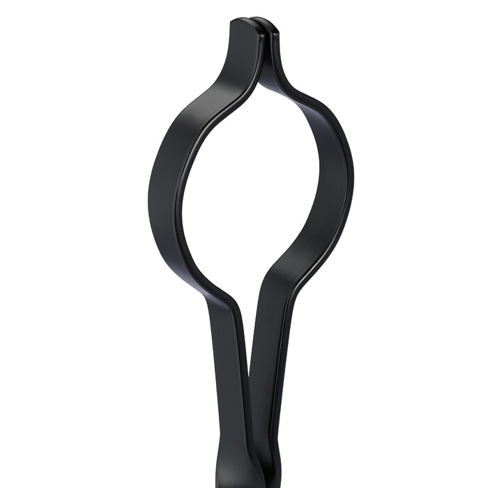 Relaxdays Long Steel Fireplace Tongs