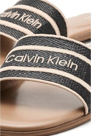 Сандалі жіночі Calvin Klein Kendell плоскі, чорно-білі, 40 EU