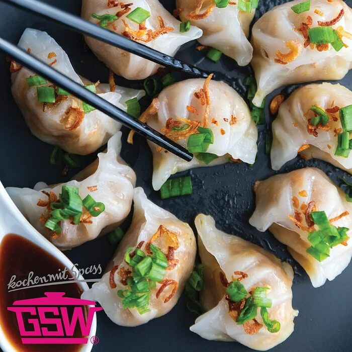 Набір посуду GSW Gourmet Granit (10 предметів): каструлі, сотейник, сковорода з кришками, алюмінієвий литий з гранітним покриттям, для індукційних плит, чорний