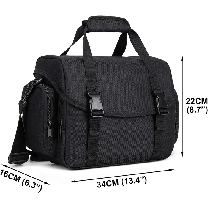 Чоловіча/Жіноча фотосумка XSY для DSLR Canon, Nikon, Sony - чорна