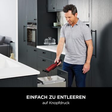 Shark WandVac 2.0 Бездротовий міні-пилосос, ручний, WV270EU. Компактний, легкий, з насадкою для щілин та універсальною насадкою. Час роботи: 15 хвилин, помаранчевий колір.