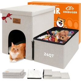 Сходинки для собак та котів 2-ступінчасті, 38.1 см, розкладні, стабільні, для маленьких, середніх та великих порід, бежеві