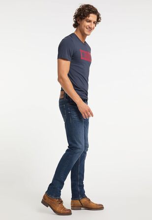 Джинси чоловічі MUSTANG Oregon Tapered Fit, блакитні, сірі, чорні, стрейч, розміри 30-40