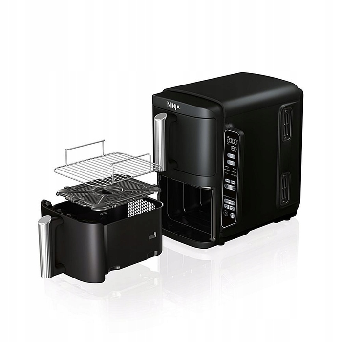 Аерофритюрниця Ninja Double Stack 7,6 л SL300EU, чорна