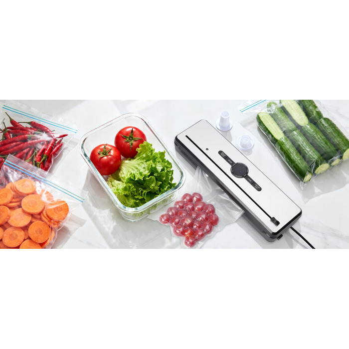 Автоматичний вакууматор для продуктів 130 Вт + набір пакетів