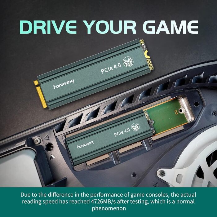 SSD Fanxiang NVMe M.2 2280 4TB: Швидкий диск для ігор та редагування відео (PCIe 4.0)