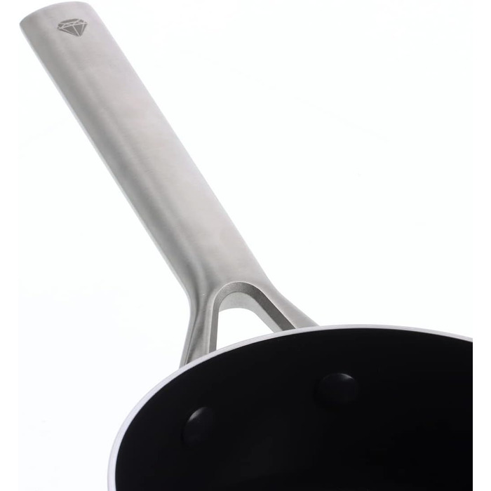 Набір посуду Blue Diamond Cookware Tri-Ply з нержавіючої сталі з алмазним покриттям, 2 шт (24 см & 26 см), сумісний з індукцією, для плити та духовки, не містить PFAS