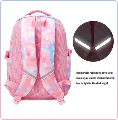 Шкільний рюкзак для дівчинки-підлітка, вінтажний рюкзак, набір, квітковий дизайн, рюкзак для ноутбука, шкільні сумки для жінок, для школи, подорожей, з ланч-бокс та пеналом (фіолетовий)