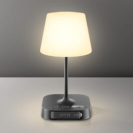 LED лампа настільна акумуляторна Anordsem бездротова: торшери з сенсорним керуванням та USB A+C - маленька настільна лампа для дитячої кімнати, нічник, подарунок, чорний