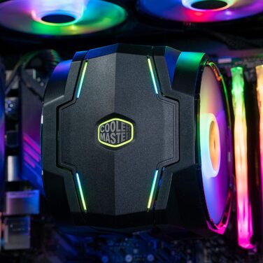 Система охолодження CPU Cooler Master MasterAir MA610P ARGB з двома радіаторами та 6 тепловими трубами