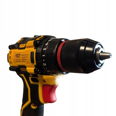 Акумуляторний безщітковий шурупокрут YETI TOOLS 21V (60Нм) з 2 акумуляторами